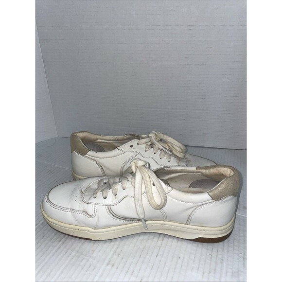 Madewell Court Shoes Womens 9.5M White Leather Casual Walking Comfort Minimalist - Picture 10 of 13